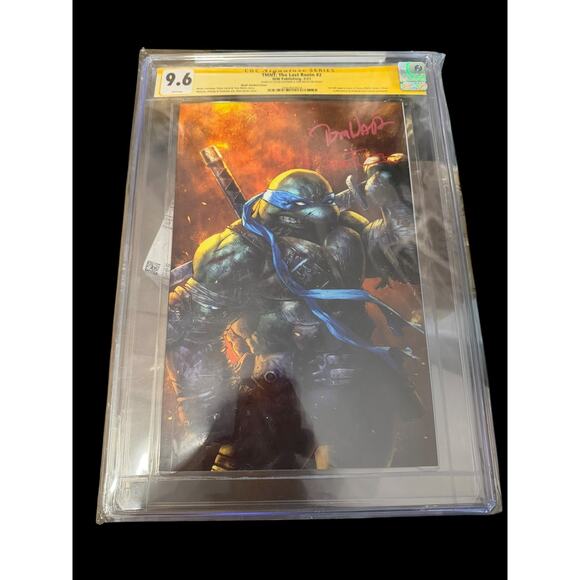 TMNT The Last Ronin #2 CGC 9.6 SS Tom Waltz Signed Cover IDW 2022 Alan Quah